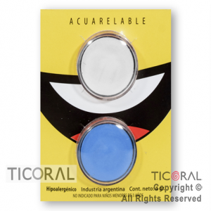 MAQUILLAJE ARTISTICO PINTAFAN BLANCO CELESTE 13-02 (4GR SET X 2) (PACK X 3 UNID)